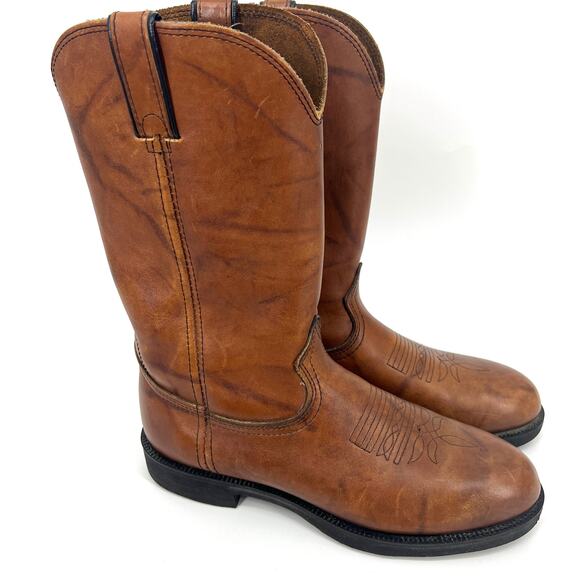 Durango Comfort Core Mens Western Leather Boots Slip Resistant Size 9D - Picture 3 of 11